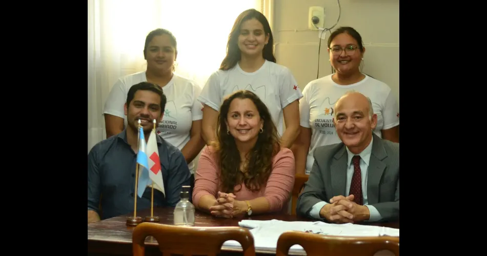 Cruz Roja: presentan el logotipo del Encuentro Nacional de Voluntarios 2024